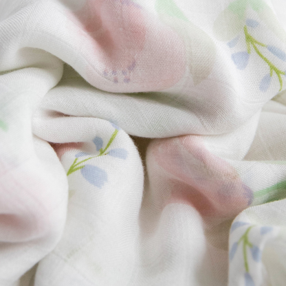 Deluxe Muslin Swaddle Blanket 2 Pack - Blush Peony