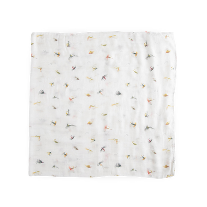 Deluxe Muslin Swaddle Blanket 2 Pack - Gone Fishing 2