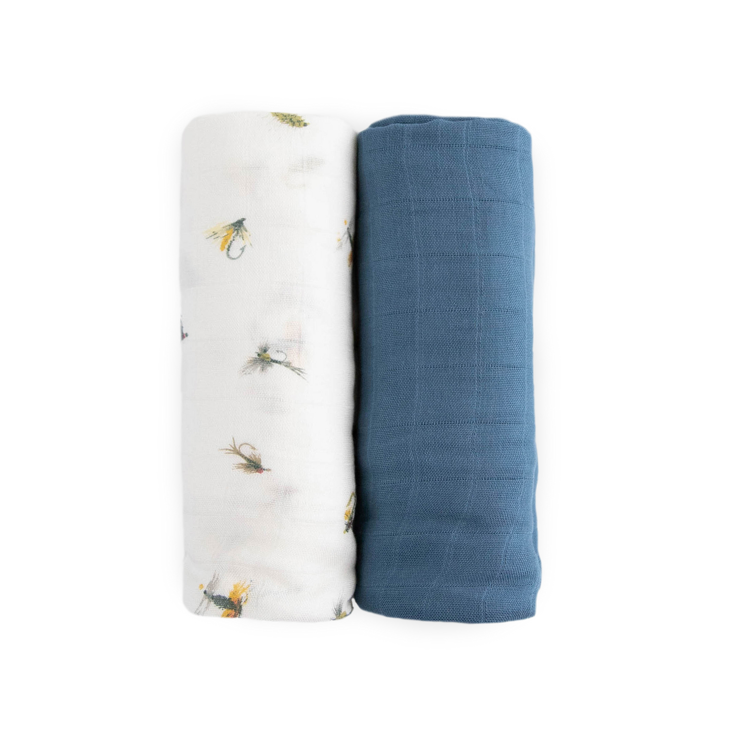 Deluxe Muslin Swaddle Blanket 2 Pack - Gone Fishing 2