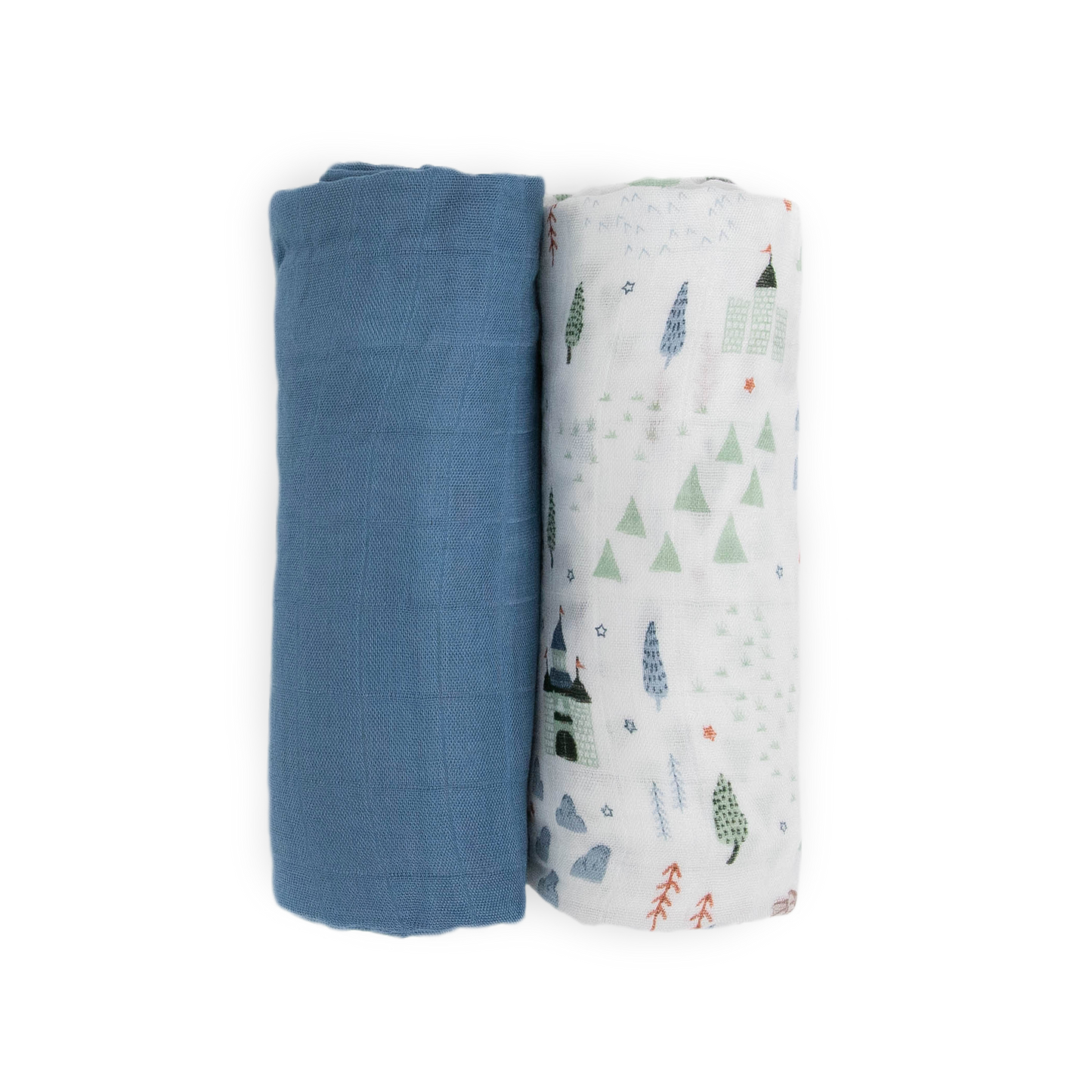 Deluxe Muslin Swaddle Blanket 2 Pack - Dragon Days