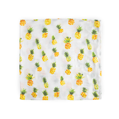 Deluxe Muslin Swaddle Blanket - Pineapple