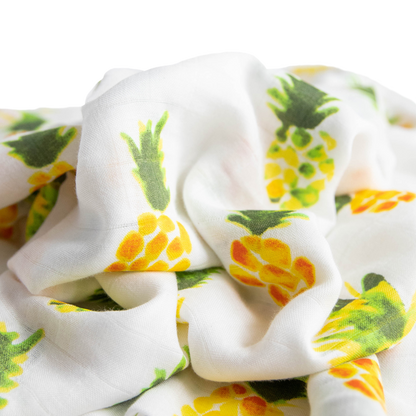 Deluxe Muslin Swaddle Blanket - Pineapple