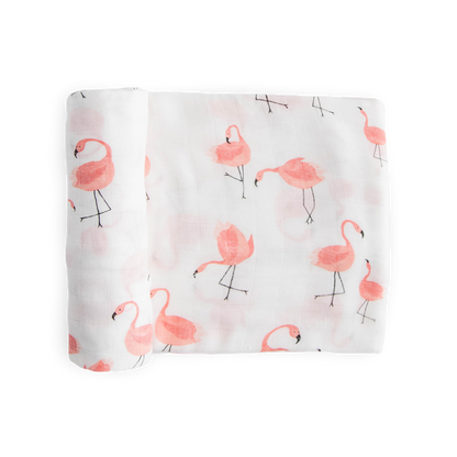 Deluxe Muslin Swaddle Blanket - Pink Ladies