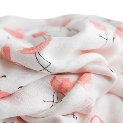 Deluxe Muslin Swaddle Blanket - Pink Ladies