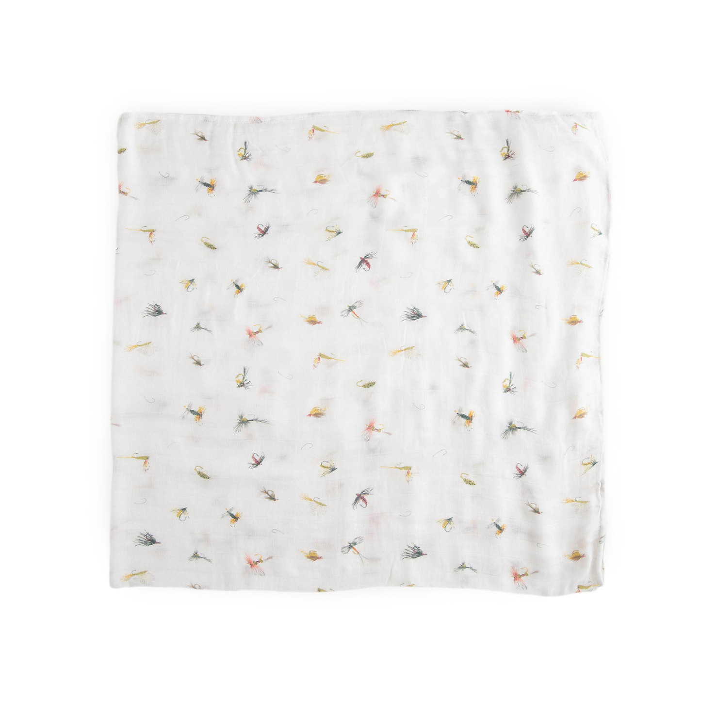 Deluxe Muslin Swaddle Blanket - Gone Fishing