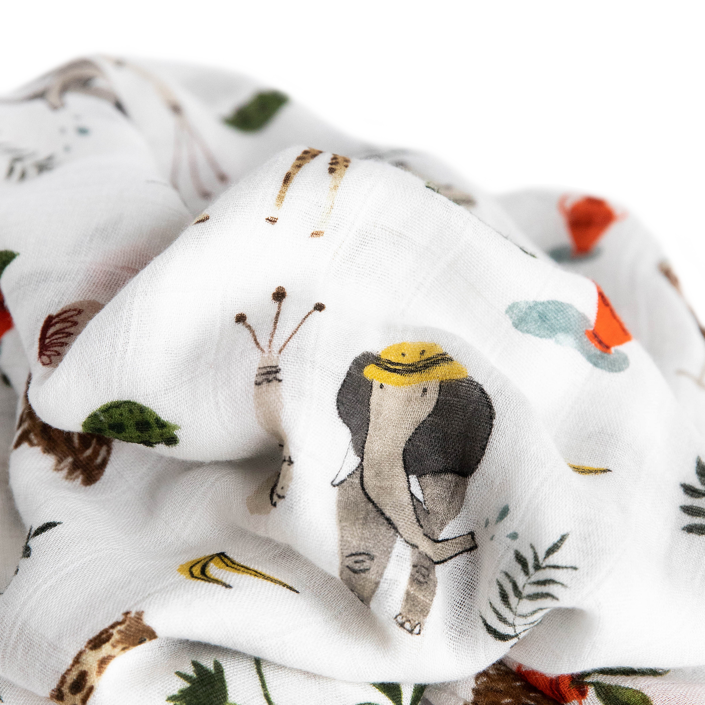 Deluxe Muslin Swaddle Blanket - Safari Social