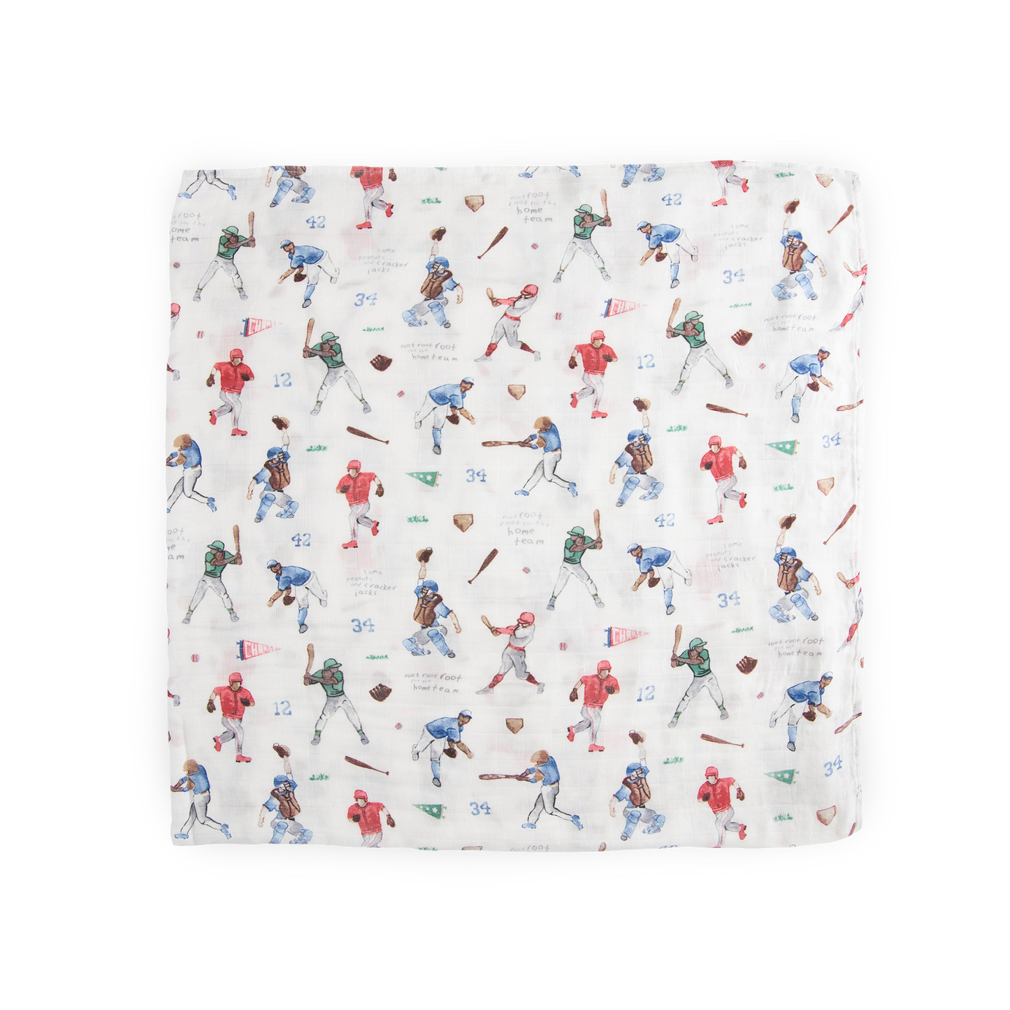 Deluxe Muslin Swaddle Blanket - Home Run