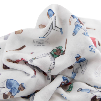 Deluxe Muslin Swaddle Blanket - Home Run