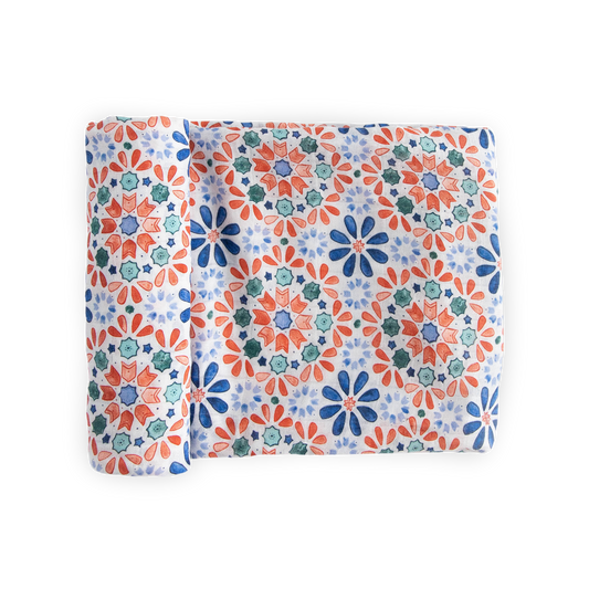 Deluxe Muslin Swaddle Blanket - Kaleidoscope