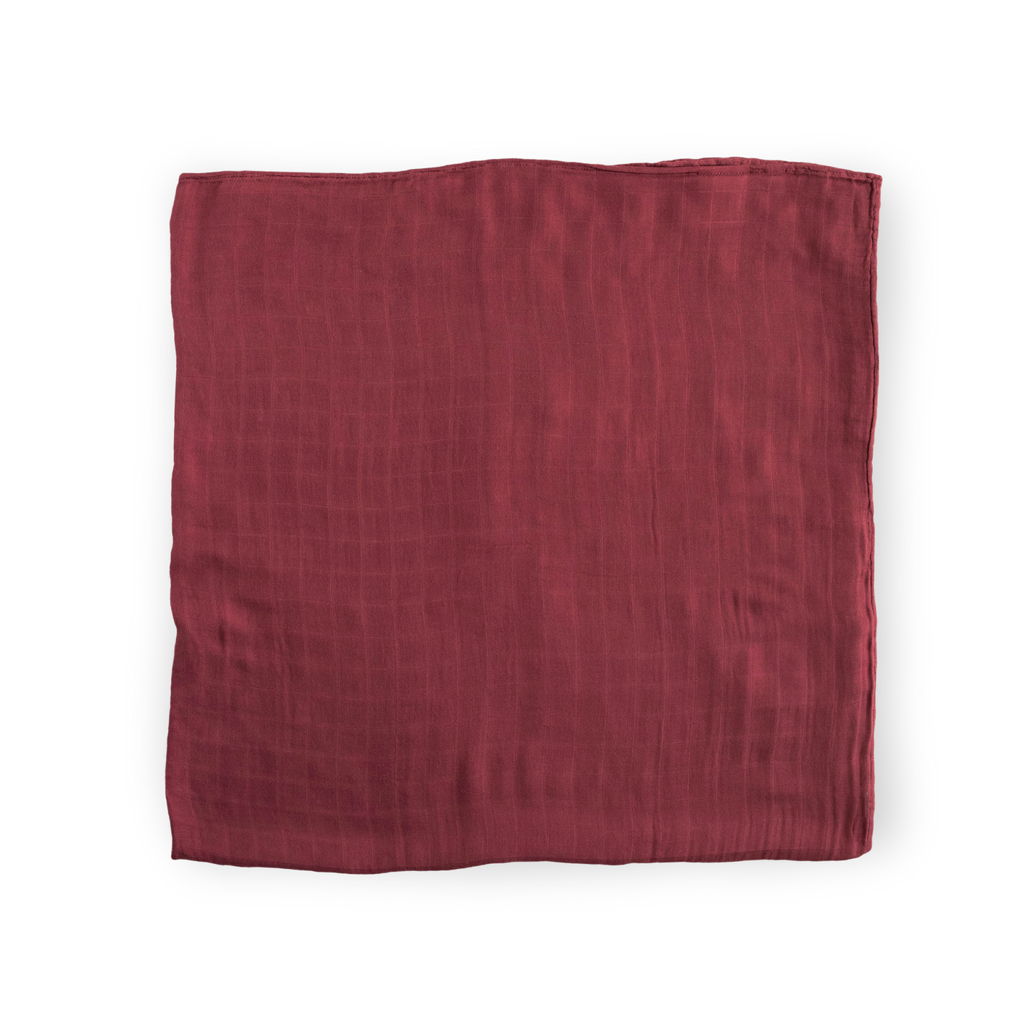 Deluxe Muslin Swaddle Blanket - Dusty Maroon