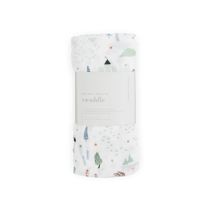 Deluxe Muslin Swaddle Blanket - Dragon Days