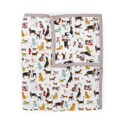 Cotton Muslin Quilted Throw - Woof