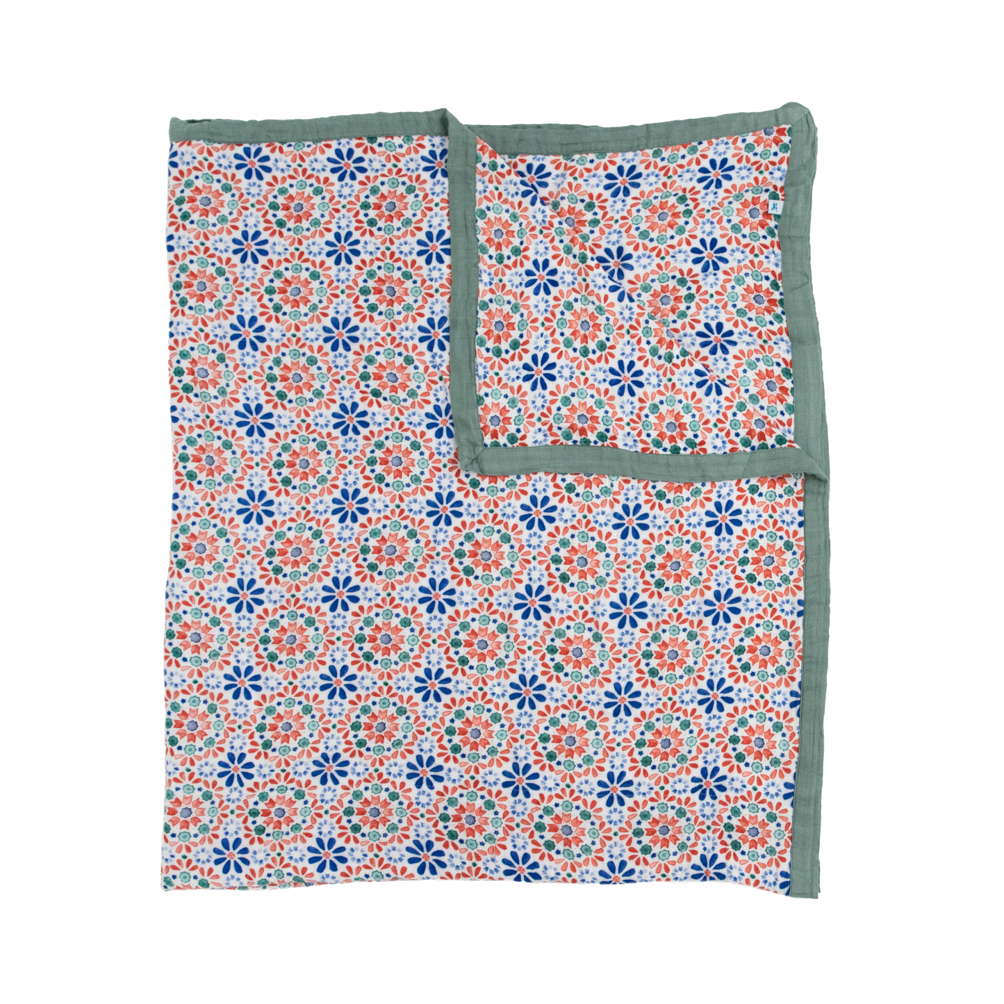 Deluxe Muslin Quilted Throw - Kaleidoscope