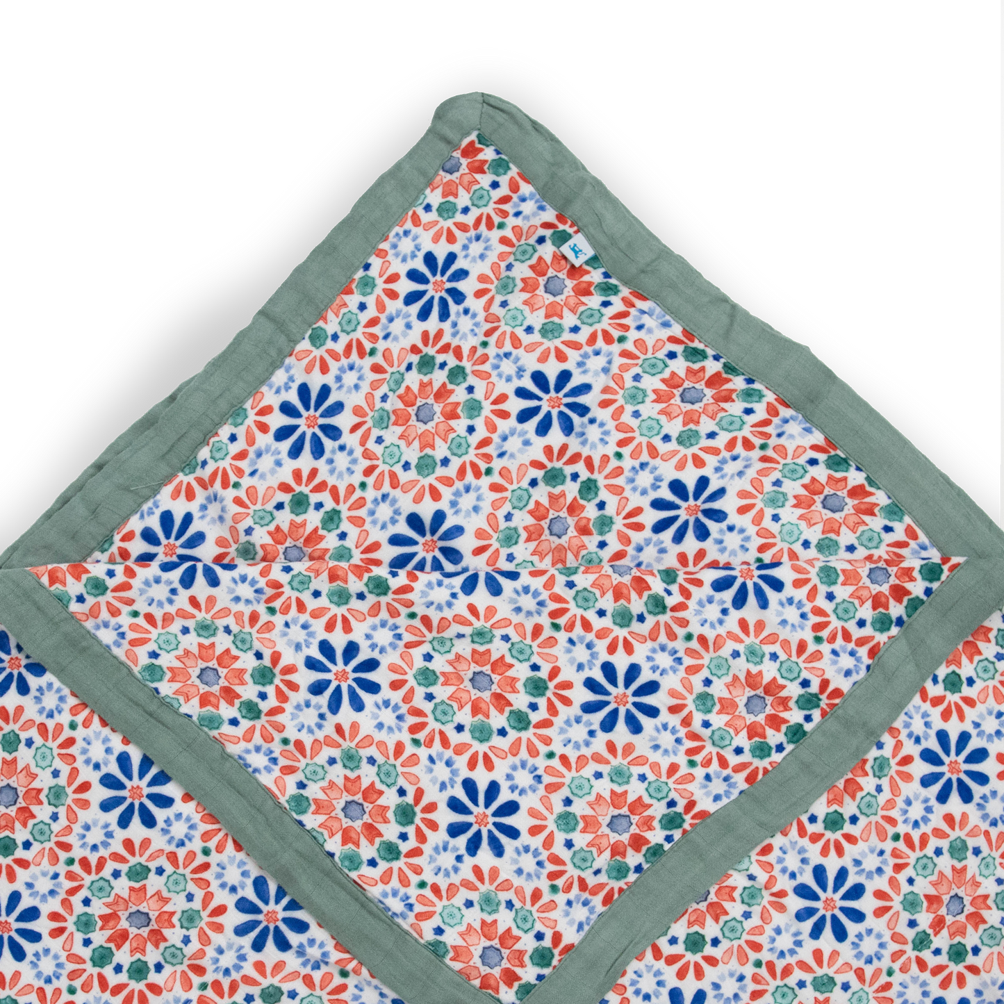 Deluxe Muslin Quilted Throw - Kaleidoscope