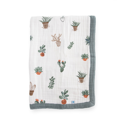 Cotton Muslin Baby Quilt - Prickle Pots