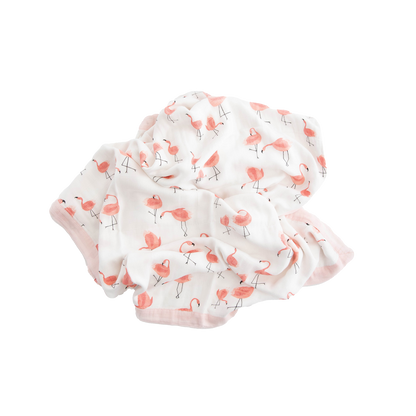 Deluxe Muslin Baby Quilt - Pink Ladies