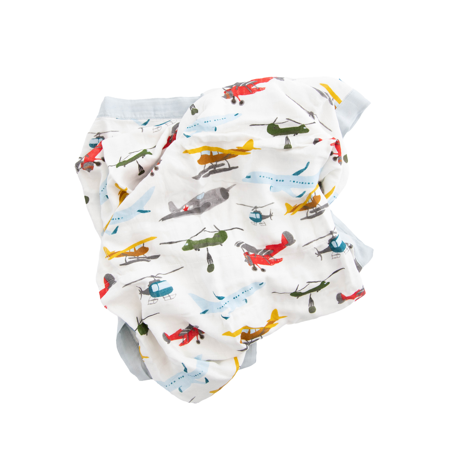 Deluxe Muslin Baby Quilt - Air Show