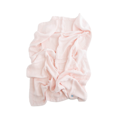 Deluxe Muslin Baby Quilt - Blush