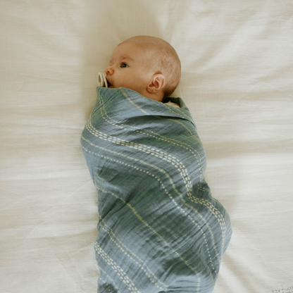 Organic Cotton Muslin Swaddle Blanket 2 Pack - Animal Crackers