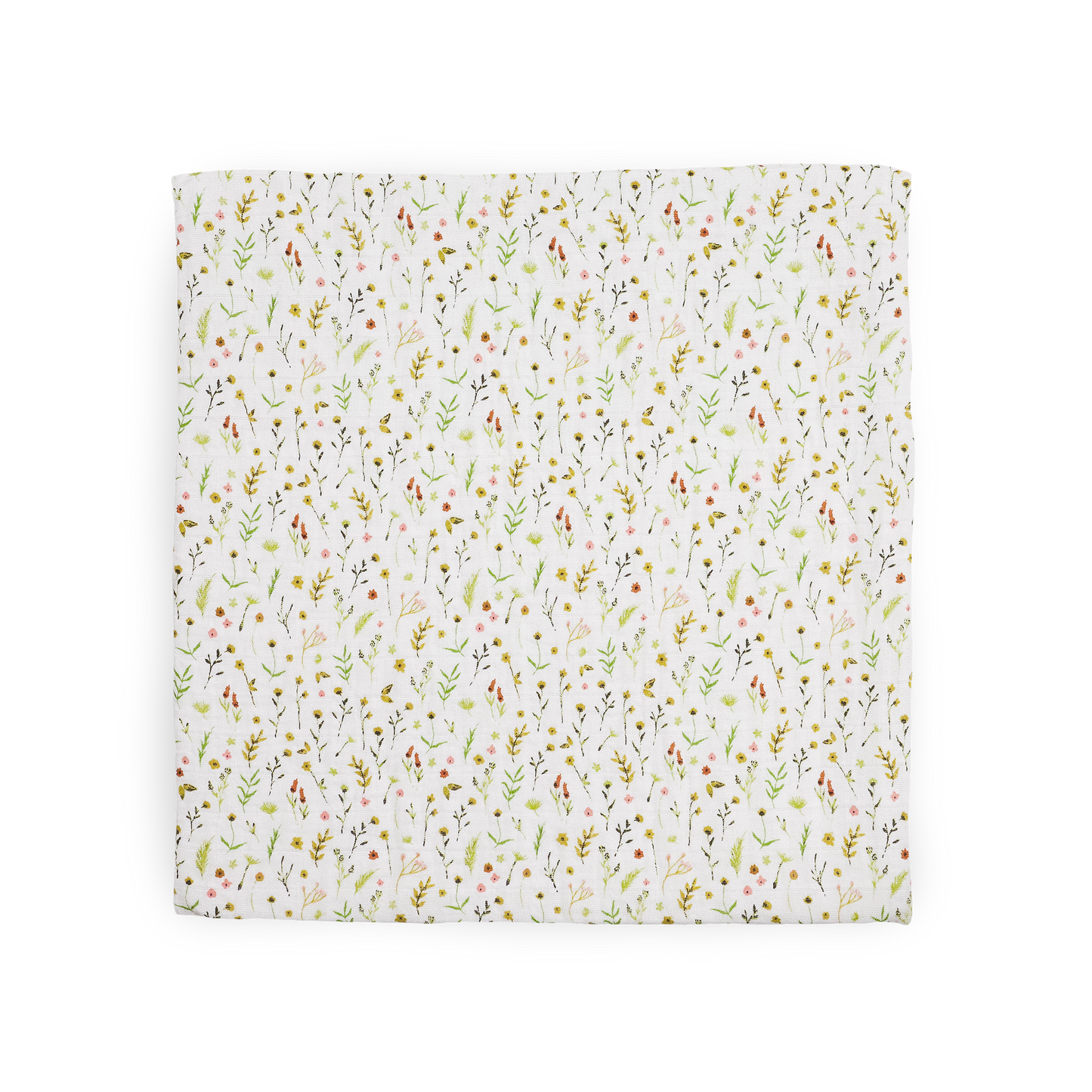 Organic Cotton Muslin Swaddle Blanket 2 Pack - Floral Field