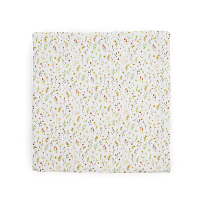 Organic Cotton Muslin Swaddle Blanket 2 Pack - Floral Field