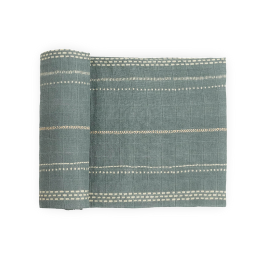 Organic Cotton Muslin Swaddle Blanket - Stillwater Stitch