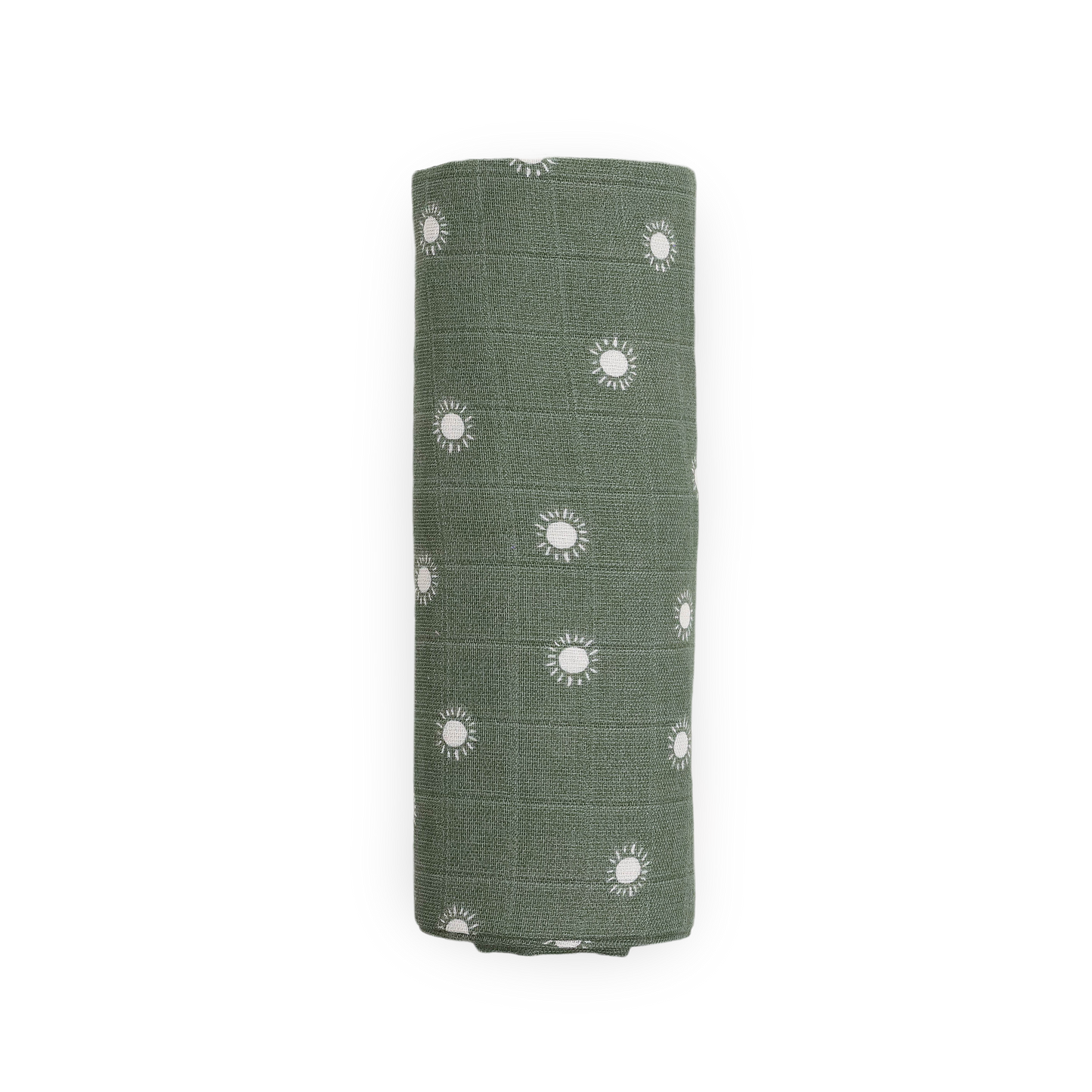 Organic Cotton Muslin Swaddle Blanket - Sage Suns