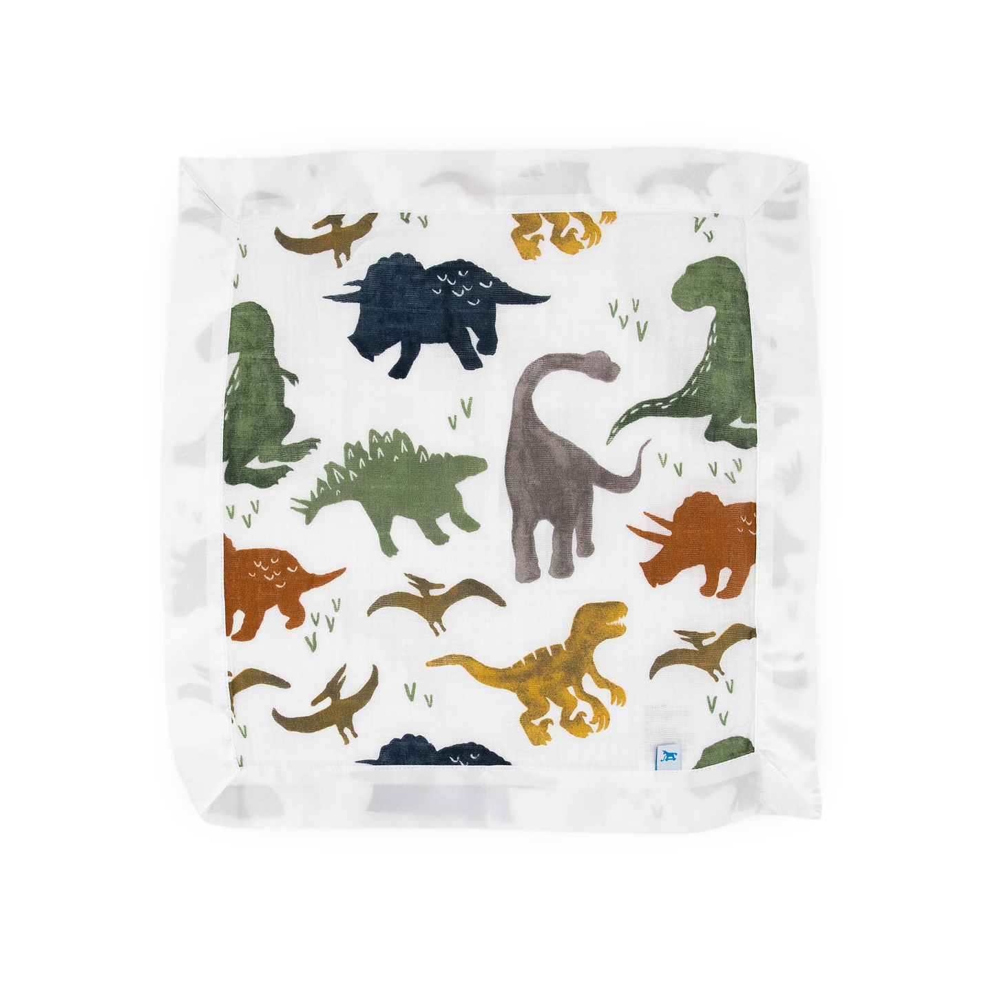 Cotton Muslin Security Blanket 3 Pack - Dino Friends