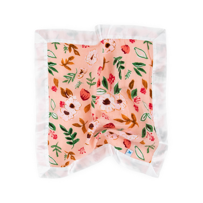 Cotton Muslin Security Blanket 3 Pack - Vintage Floral