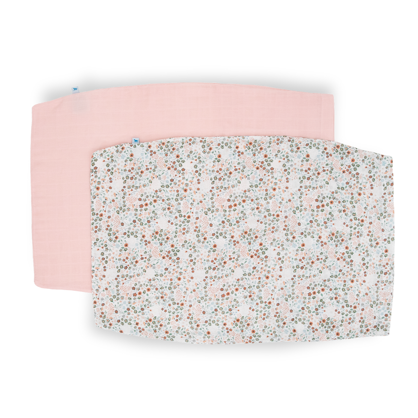 Cotton Muslin Pillowcase 2 Pack - Petal Press