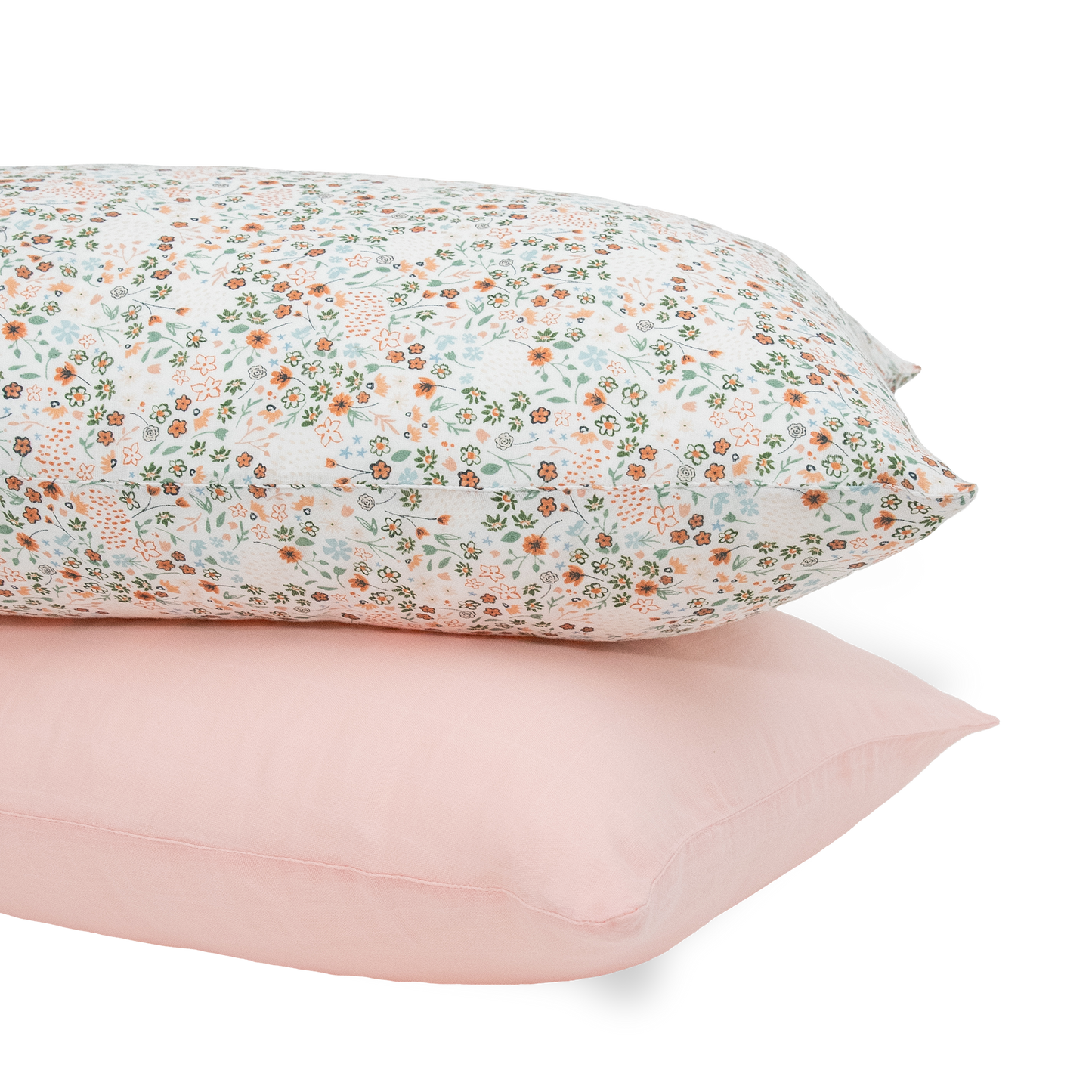 Cotton Muslin Pillowcase 2 Pack - Petal Press