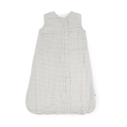 Cotton Muslin Sleep Bag - Grey Stripe