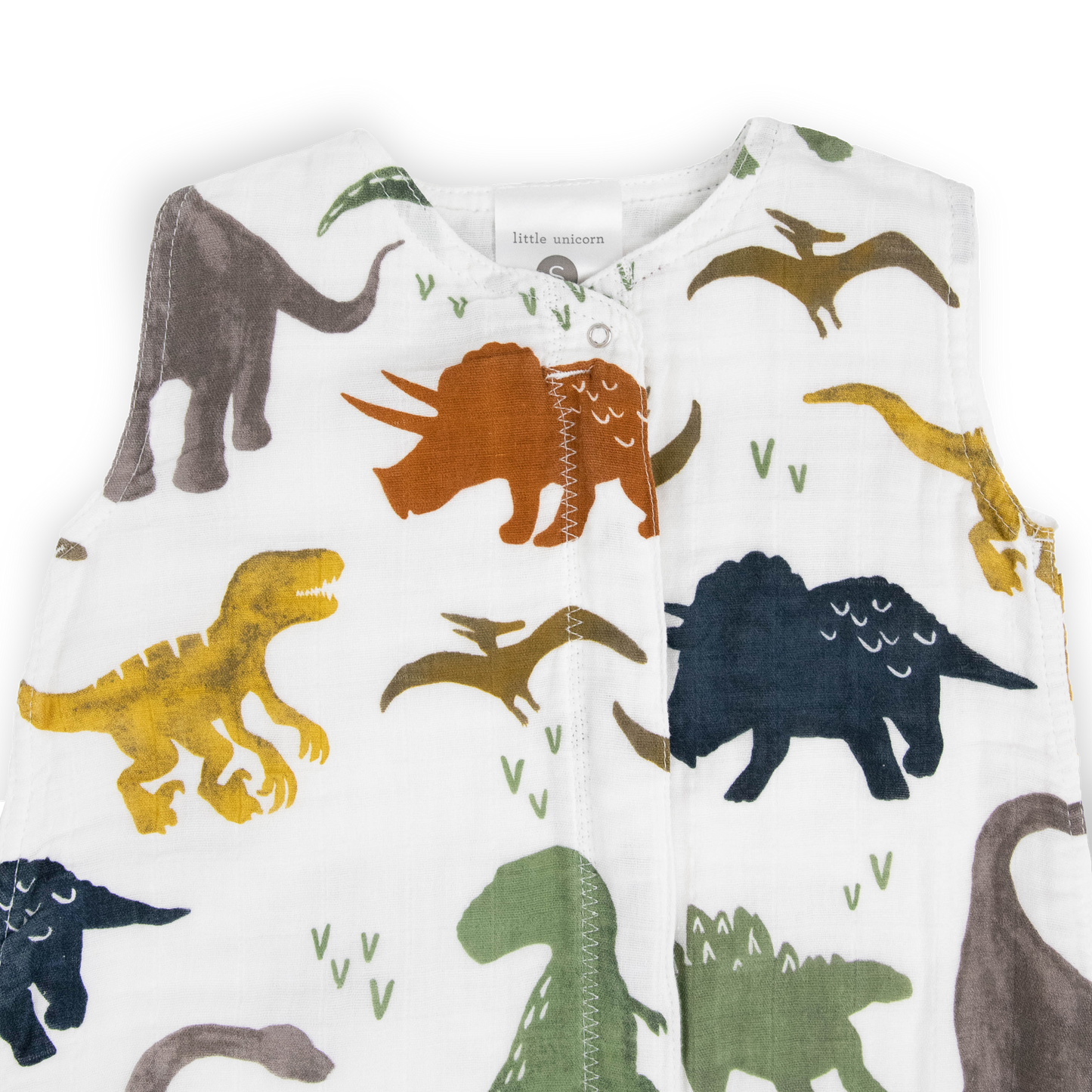 Cotton Muslin Sleep Bag - Dino Friends