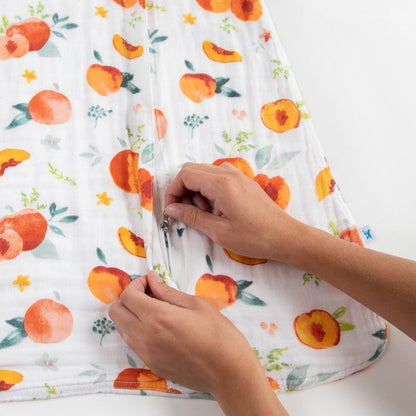 Cotton Muslin Sleep Bag - Georgia Peach