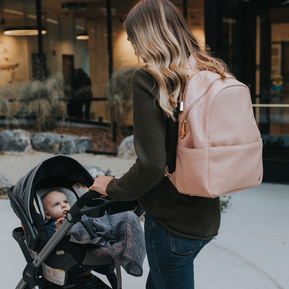 Skyline Backpack Blush - Dark Gunmetal Hardware