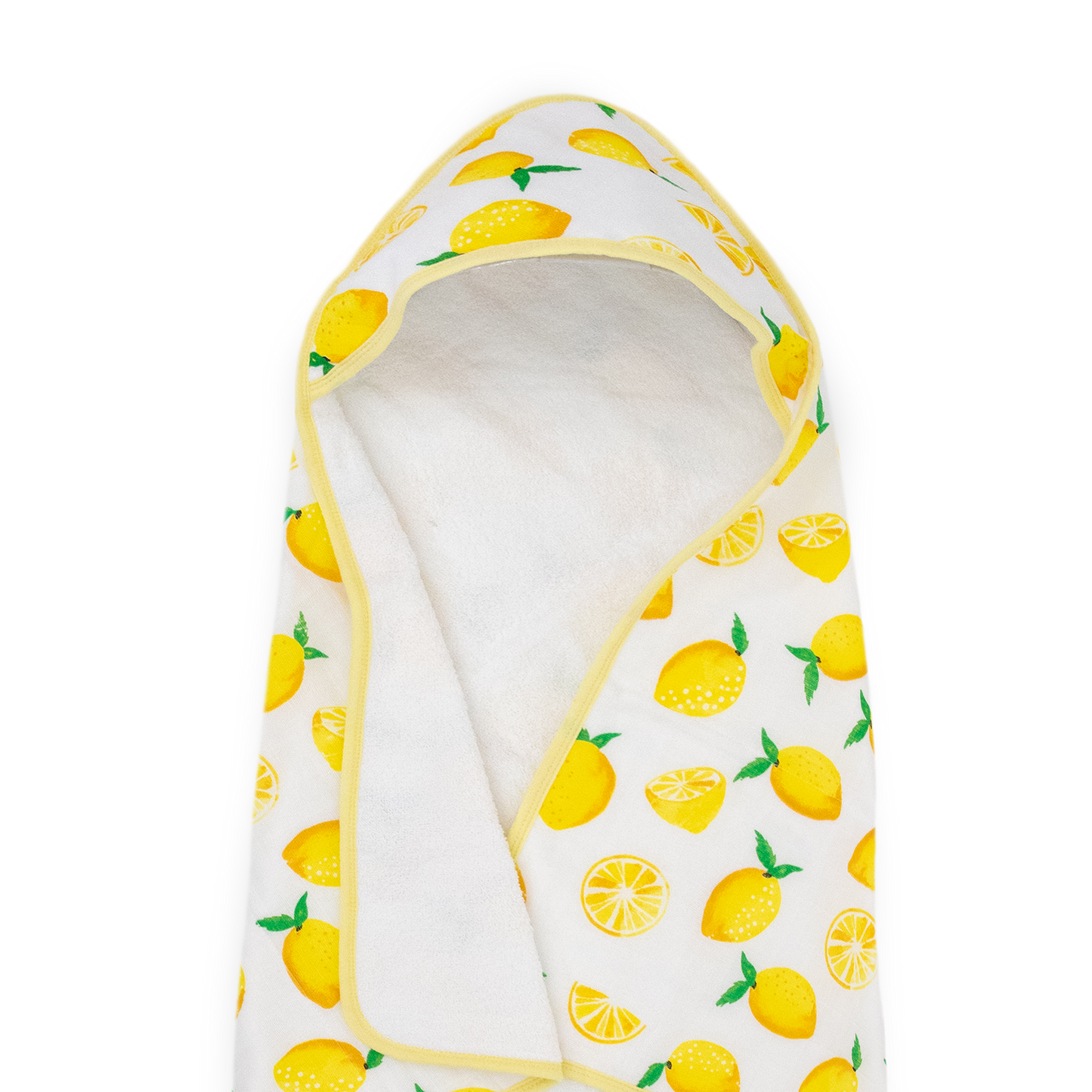 Infant Hooded Towel - Lemon