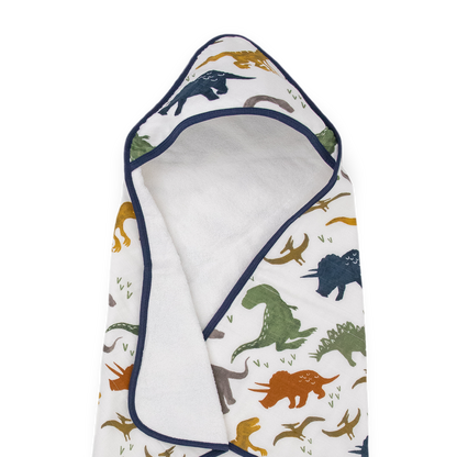 Infant Hooded Towel - Dino Friends