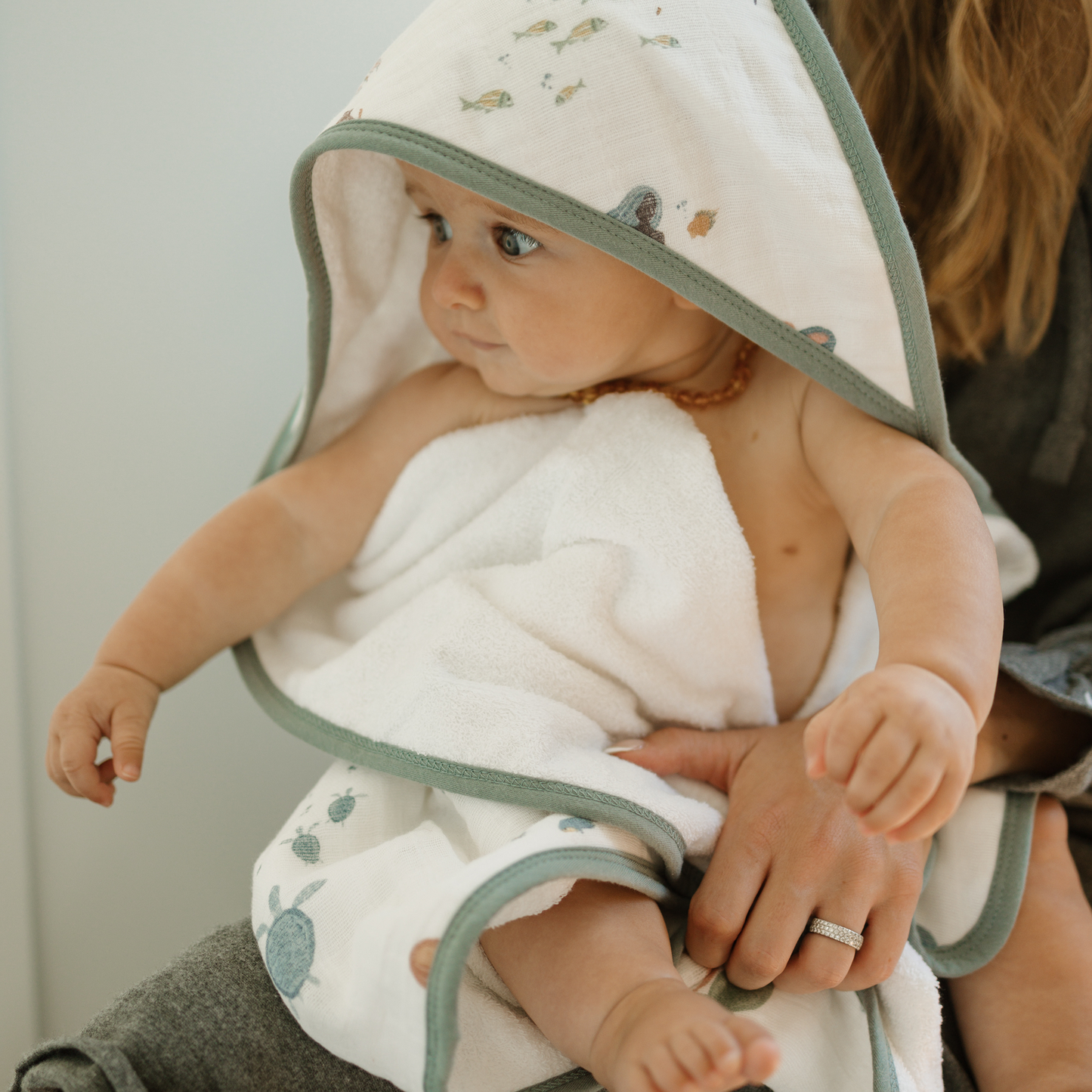 Infant Hooded Towel - Mermaids