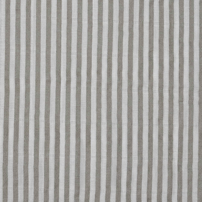 Cotton Muslin Crib Sheet - Grey Stripe