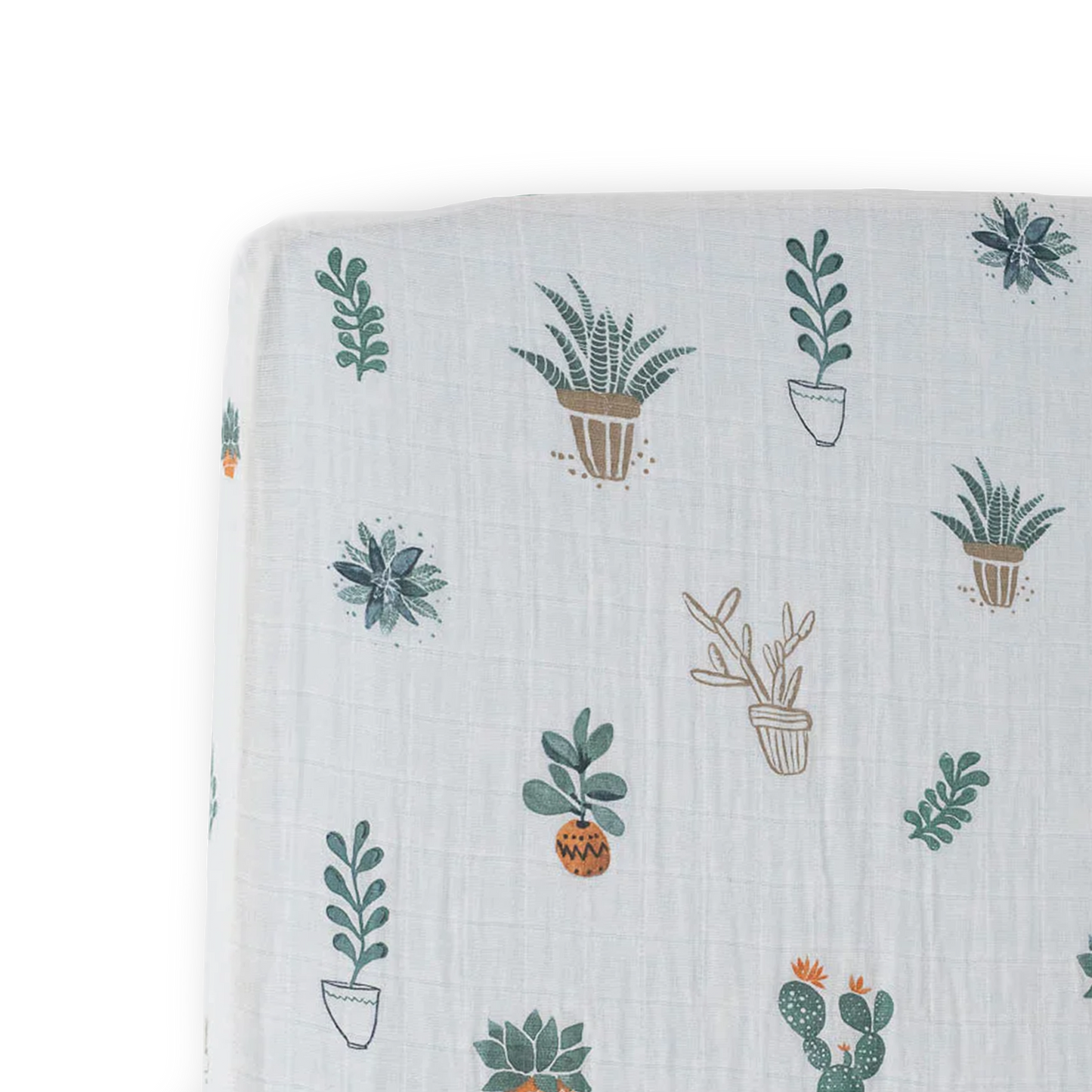 Cotton Muslin Crib Sheet - Prickle Pots