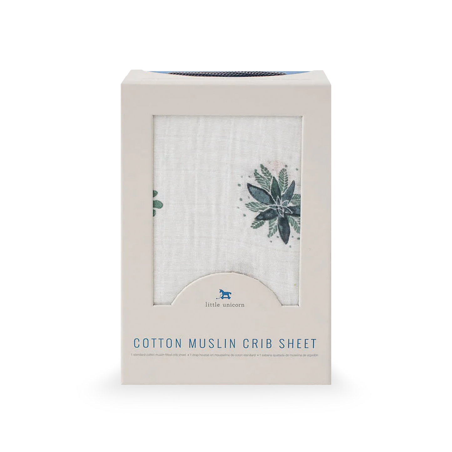 Cotton Muslin Crib Sheet - Prickle Pots