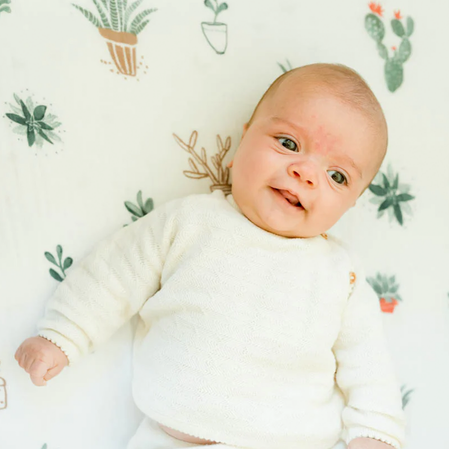 Cotton Muslin Crib Sheet - Prickle Pots