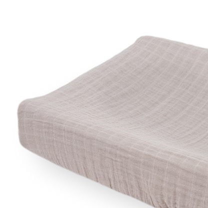 Cotton Muslin Changing Pad Cover - Porpoise