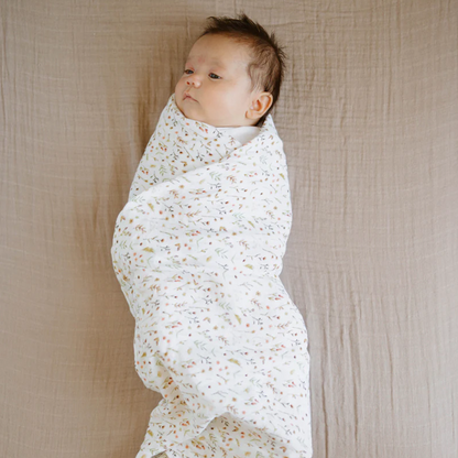 Organic Cotton Muslin Crib Sheet - Driftwood