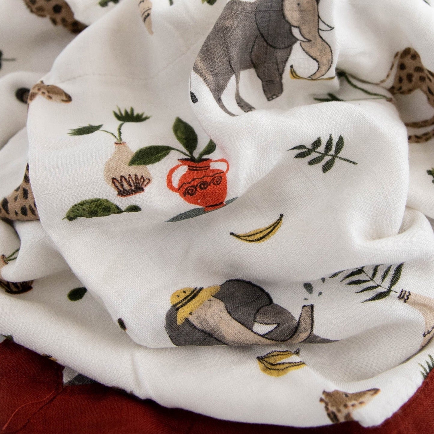 Deluxe Muslin Baby Quilt - Safari Social