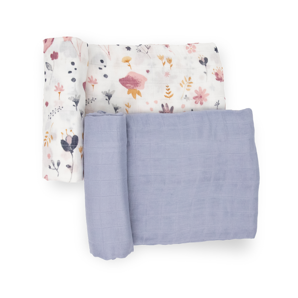 Deluxe Muslin Swaddle Blanket 2 Pack - Fairy Gardens